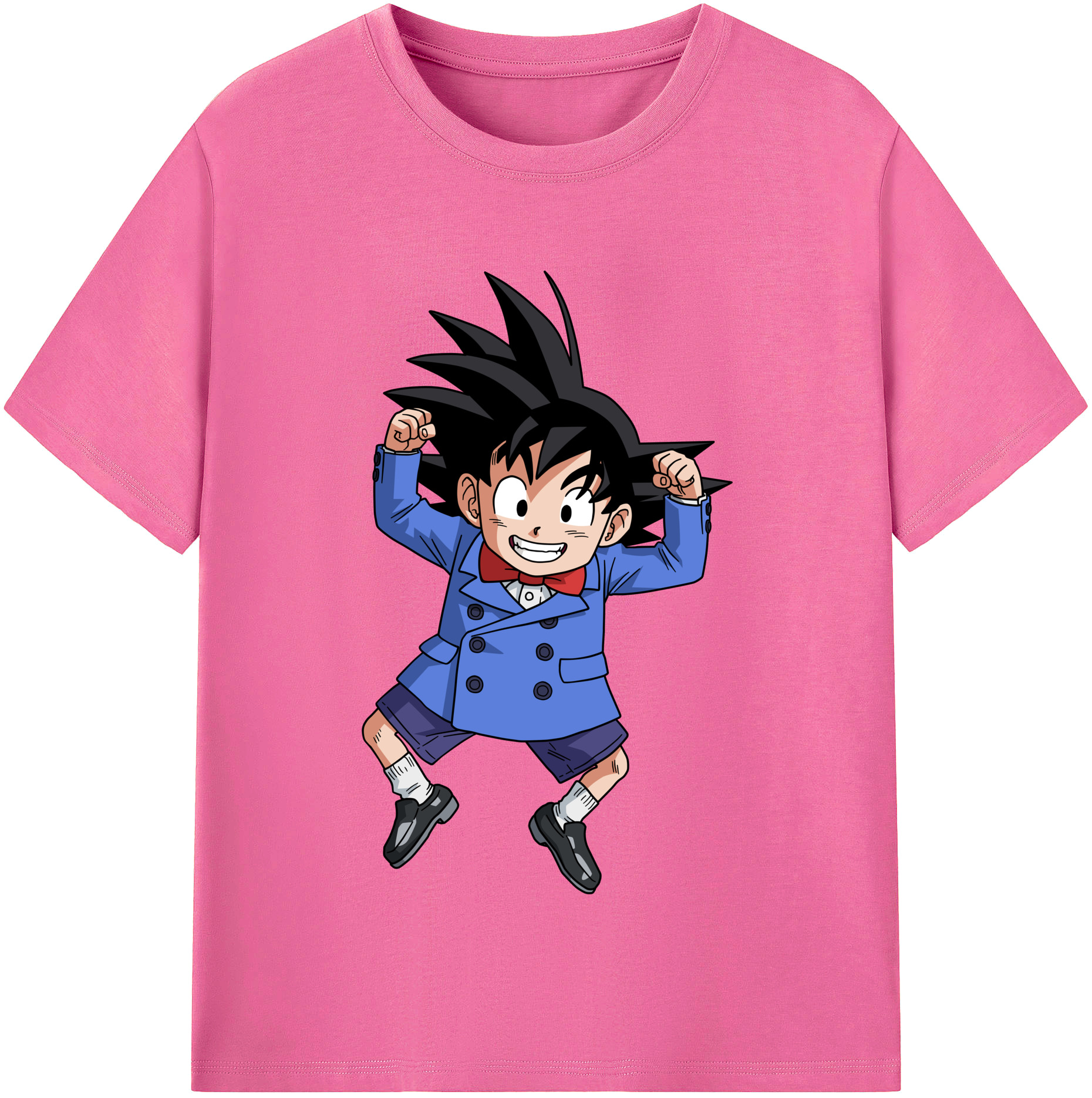（画像用） ドラゴンボール 孫悟空（そん ごくう）Son Goku カカロット DRAGON BALL Kakarotto レディースカジュアルプリントTシャツ（綿100％）